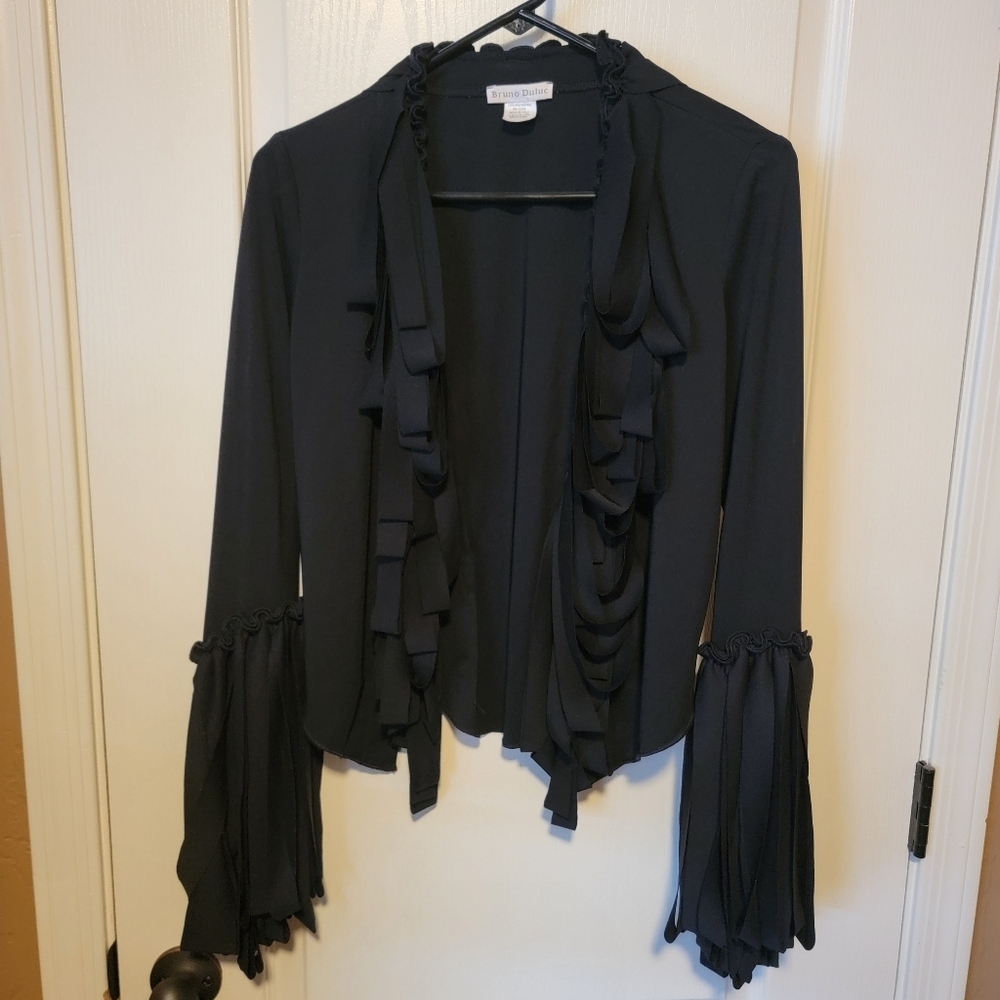 Vintage Bruno Duluc Black Loop Jacket